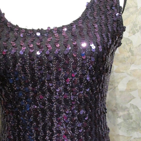 90s Sequins Cocktail Dress - Picture 2 of 6